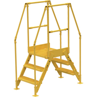 &eacute;chelles de liaison, 54-1/2" Port&eacute;e hors tout, 30" ha x 24" p, 24" Largeur de la marche Rock Safety Industrial Ltd