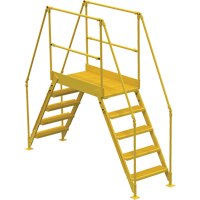 &eacute;chelles de liaison, 103-1/2" Port&eacute;e hors tout, 50" ha x 48" p, 24" Largeur de la marche Rock Safety Industrial Ltd