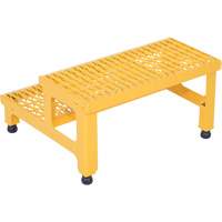 Plate-forme ajustable Step-Mate, 2 marche(s), 23-13/16" la x 22-7/8" lo x 15-1/4" h, Capacit&eacute; 500 lb Rock Safety Industrial Ltd
