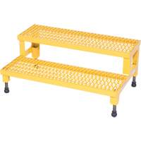 Plate-forme ajustable Step-Mate, 2 marche(s), 36-3/16" la x 22-7/8" lo x 15-1/4" h, Capacit&eacute; 500 lb Rock Safety Industrial Ltd