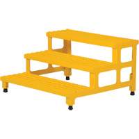 Plate-forme ajustable Step-Mate, 3 marche(s), 36-3/16" la x 33-7/8" lo x 22-1/4" h, Capacit&eacute; 500 lb Rock Safety Industrial Ltd