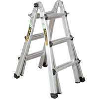 &eacute;chelle t&eacute;lescopique multipositions, 2,916' - 9,75', Aluminium, 300 lb, CSA calibre 1A Rock Safety Industrial Ltd