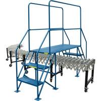Crossover Ladder, 35-1/2" Overall Span, 31-1/2" H x 22" D, 22" Step Width Rock Safety Industrial Ltd