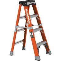 Step Ladder, 4', Fibreglass, 375 lbs. Capacity, Type 1AA Rock Safety Industrial Ltd
