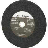 Meule abrasive pour scies &agrave; tronçonner et meuleuses dangle, 12" x 7/64", Arbre de 1", 4500 Tr/min Rock Safety Industrial Ltd