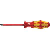 Insulated Square Plus Screwdriver, #2 Tip, Round, 8-1/16" L, Plastic Handle Rock Safety Industrial Ltd