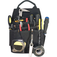 Porte-outils professionnels pour &eacute;lectricien, Porte-outil multiple, Polyester, 11 Poches Rock Safety Industrial Ltd