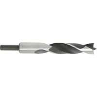 Brad Point, Wood Drills, 1", 8-5/8" Length, 1/2" Shank Rock Safety Industrial Ltd