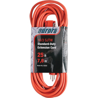Extension Cord, Indoor/Outdoor, SJTW, 16/3 AWG, 13 A, 25' Rock Safety Industrial Ltd