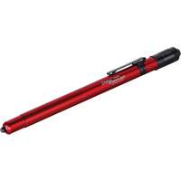Lampe stylo Stylus, DEL, 11 lumens, Corps en Aluminium, piles AAAA, Compris Rock Safety Industrial Ltd