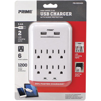 Prime&reg; USB Charger with Surge Protector Rock Safety Industrial Ltd