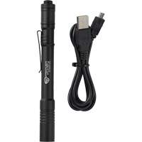 Lampe de poche stylo USB Stylus Pro, DEL, 350 lumens, Corps en Aluminium, piles Rechargeable, Compris Rock Safety Industrial Ltd