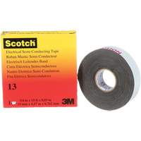 Ruban isolant semi-conducteur Scotch, 19 mm (3/4") x 4,6 m (15'), Noir, 30 mils Rock Safety Industrial Ltd