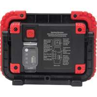 Portable Work Light, LED, 10 W, 1000 Lumens, Plastic Housing Rock Safety Industrial Ltd