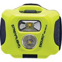Lampe frontale &agrave; s&eacute;curit&eacute; intrins&egrave;que Enduro Pro HAZ-LO, DEL, 235 lumens, 5 hres de fonctionnement, piles AAA Rock Safety Industrial Ltd