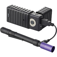 Lampe stylo UV avec port de recharge micro USB Stylus Pro, DEL, Corps en Aluminium, piles Rechargeable, Compris Rock Safety Industrial Ltd
