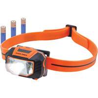 Lampe frontale avec bandeau en silicone pour casque de s&eacute;curit&eacute;, DEL, Piles AAA, Plastique Rock Safety Industrial Ltd