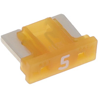 LP MINI&reg; Series Automotive Blade Fuse, Cartridge, 5 Amps, 58 V Rock Safety Industrial Ltd