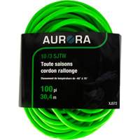 Cordon rallonge de calibre industriel, Toutes saisons, SJTW, AWG 10/3, 15 A, 100' Rock Safety Industrial Ltd