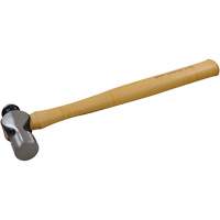 Ball Pein Hammer, 16 oz. Head Weight, Plain Face, Wood Handle Rock Safety Industrial Ltd