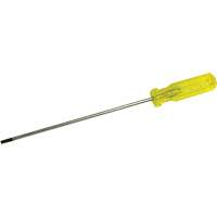 Tournevis &agrave; fente pour &eacute;lectricien, Tige de 3/16", Ronde, 11-1/2" lo, Prise en Plastique Rock Safety Industrial Ltd